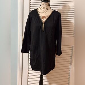 Cable & Gauge XL ladies Black Sweater cardigan